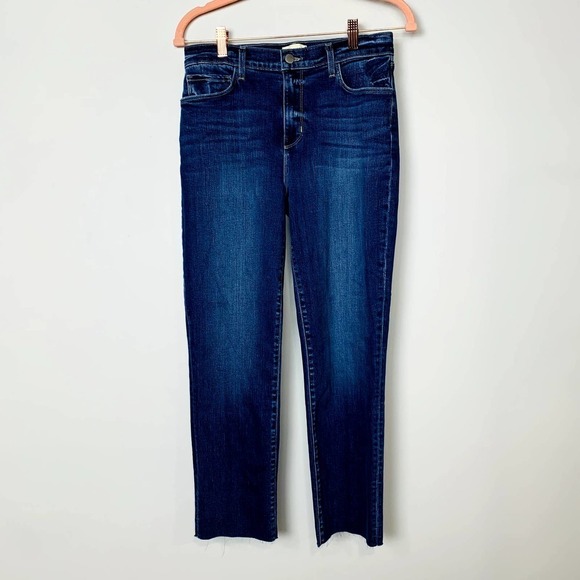 L'Agence NWOT Blue Laredo High Rise Sada Cropped Slim Fit Jeans Womens Size 29 - Picture 3 of 7